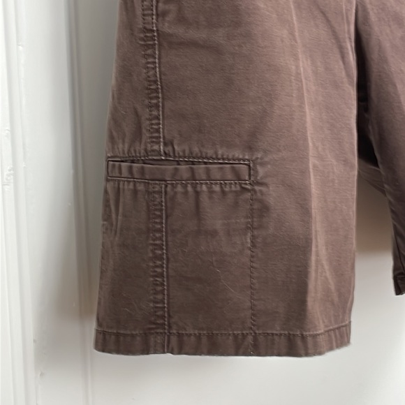GAP Favorite Chino Cargo Shorts brown mid rise semi vintage - Picture 3 of 14